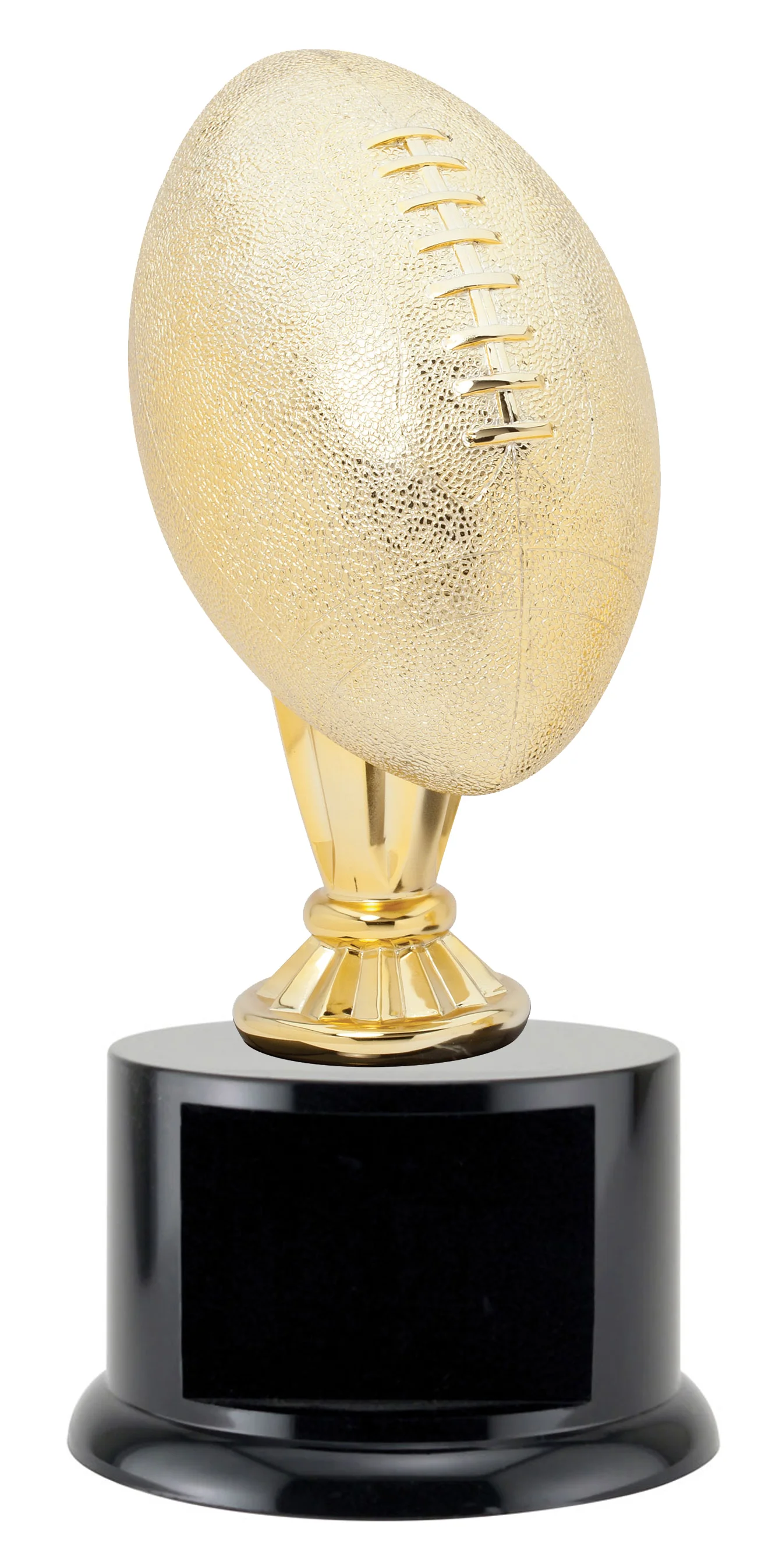 Gold Football Game Ball Keeper 15" (Includes Engraving)