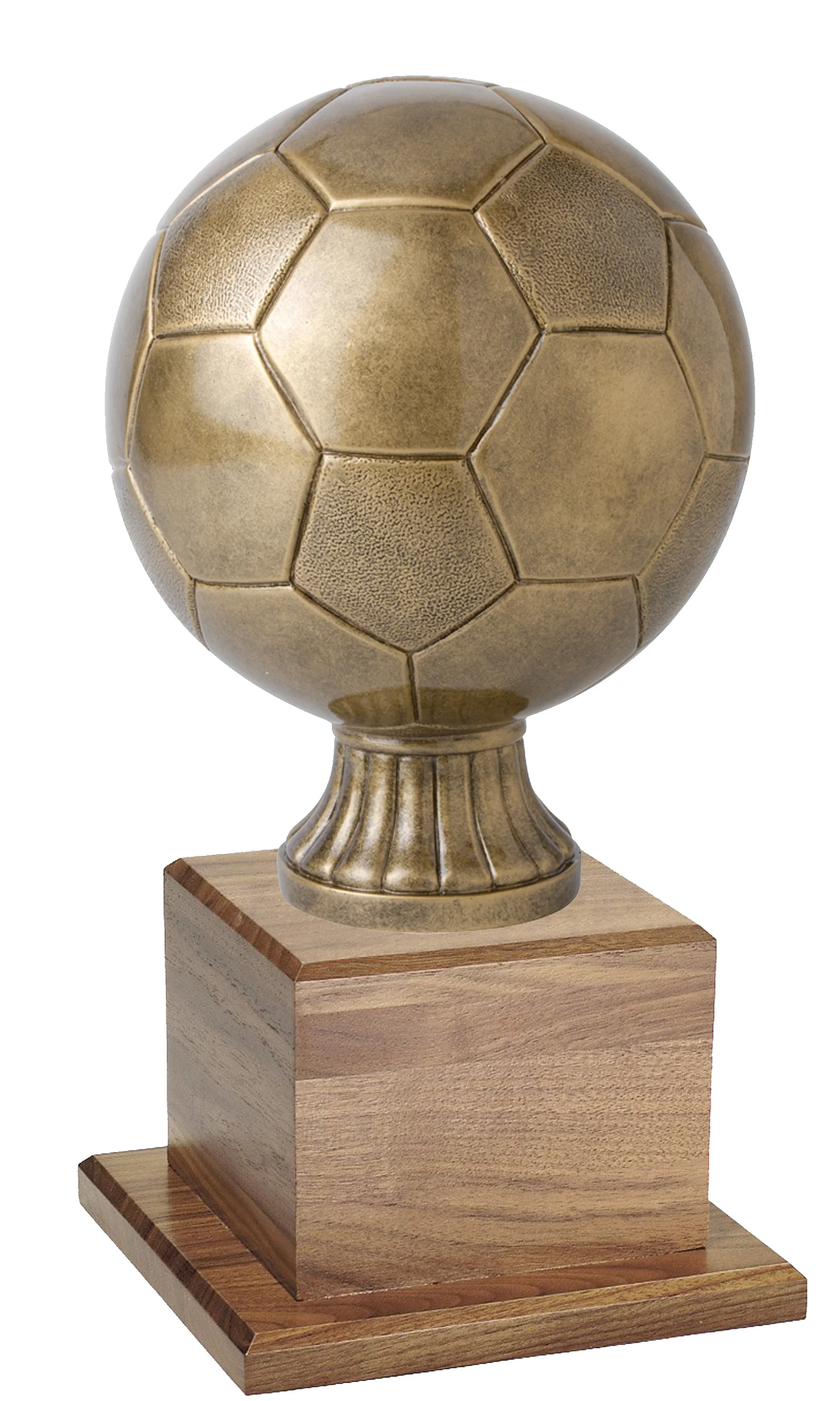 Antique Soccer Game Ball Keeper 16" (Includes Engraving)