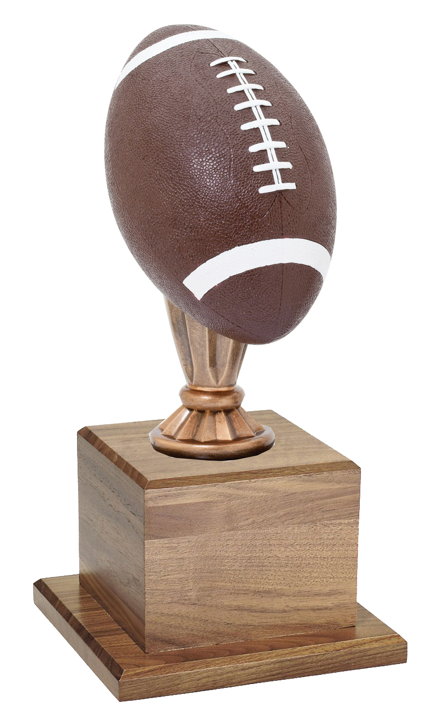 Colored Football Game Ball Keeper 16" (Includes Engraving)