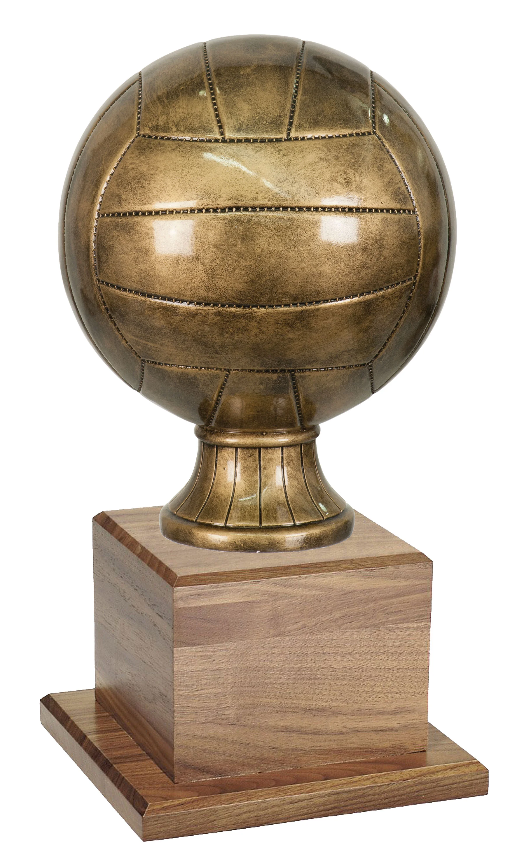 Antique Volleyball Game Ball Keeper 16" (Includes Engraving)