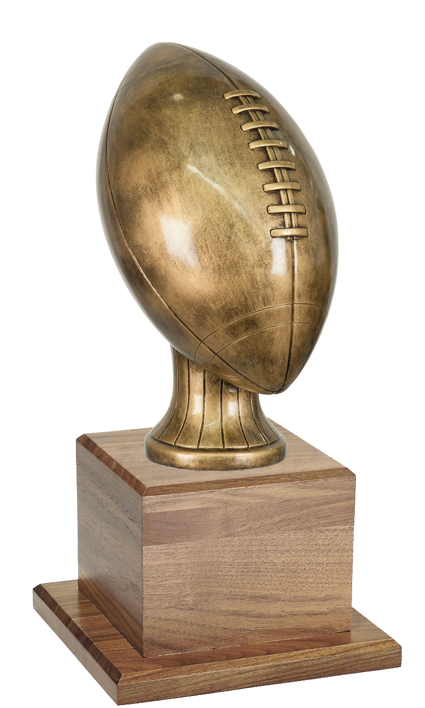 Antique Football Game Ball Keeper 16" (Includes Engraving)