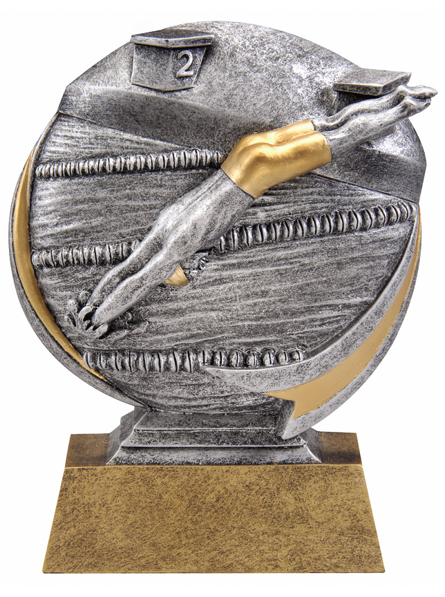 Male Swimmer Motion Extreme Trophy 5" (Includes Engraving)