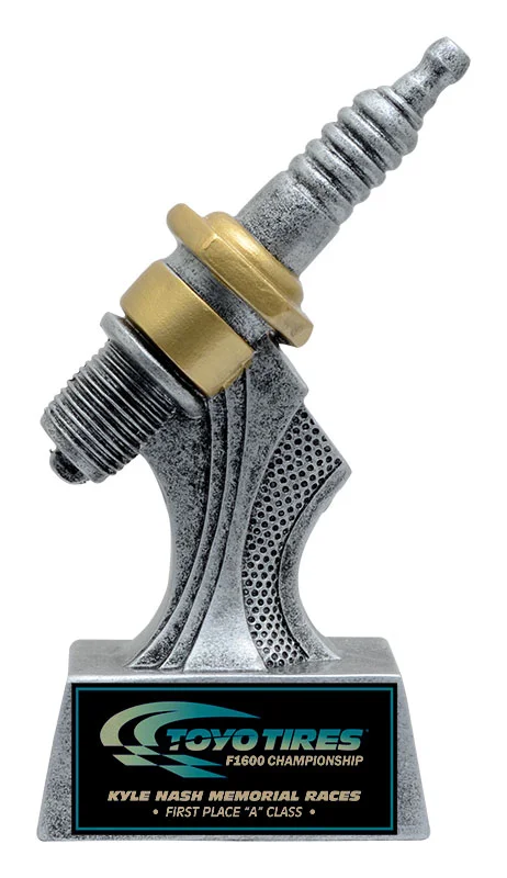 Spark Plug Trophy 6" (Includes Engraving)