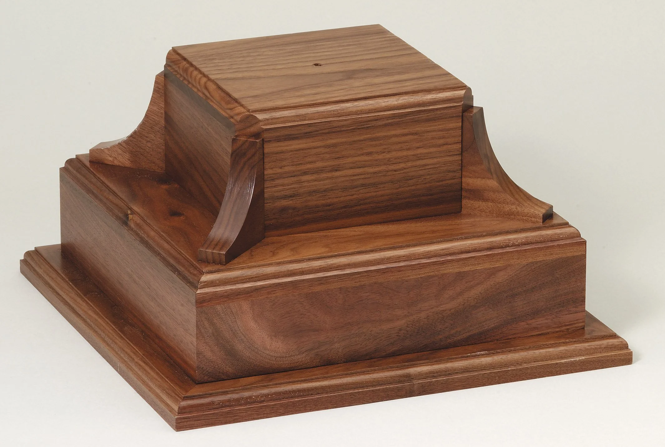 Genuine Walnut Base 14”x 14” x 6.25”