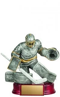 Hockey Goalie Sculpture 7" (Engraving Included)