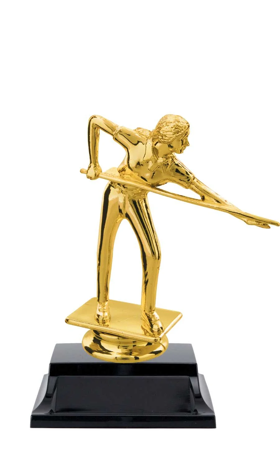 Female Billiards/Pool Trophy 5.25" (Includes Engraving)