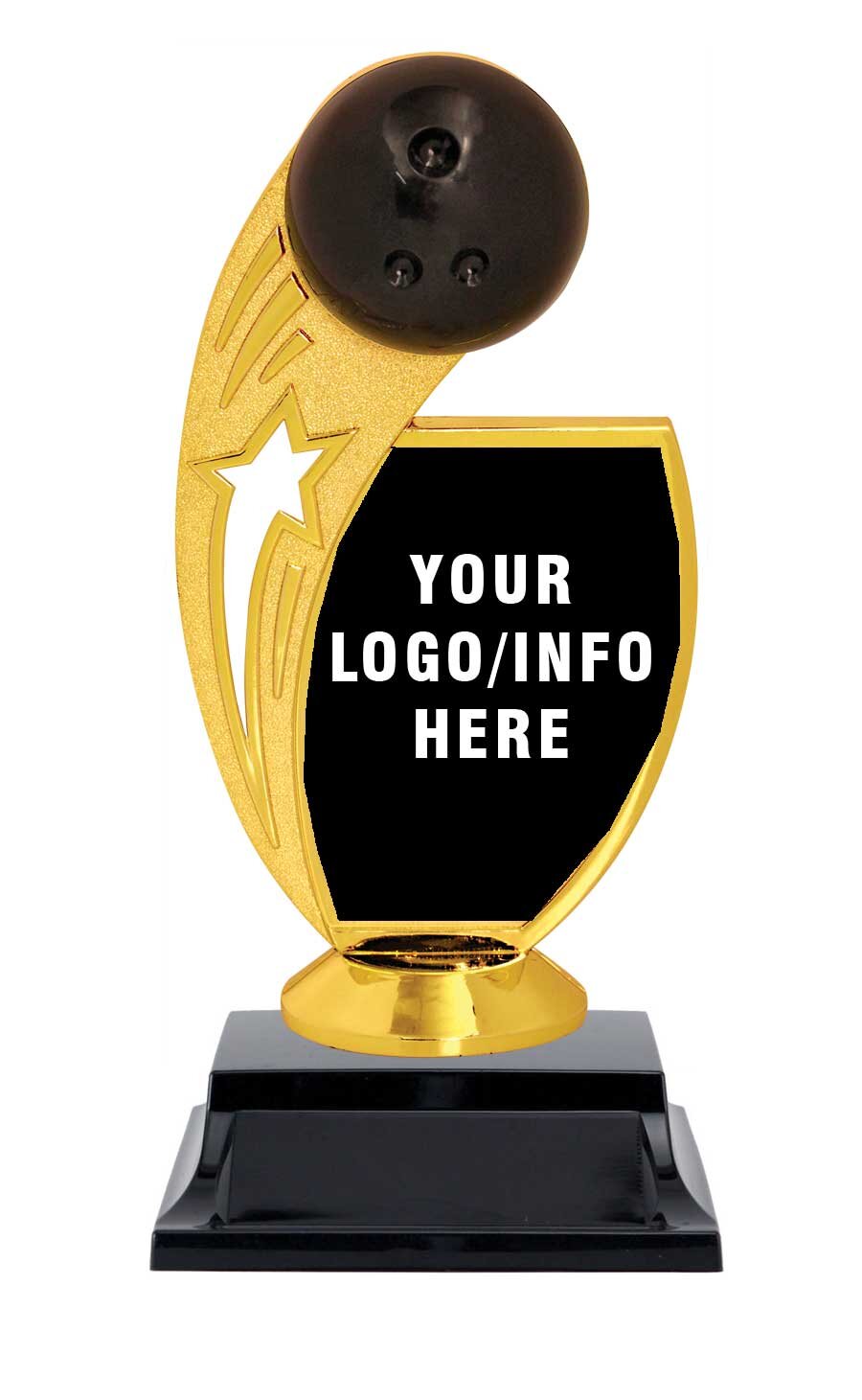 Bowling Holder Figure Trophy 7" (Includes Engraving)