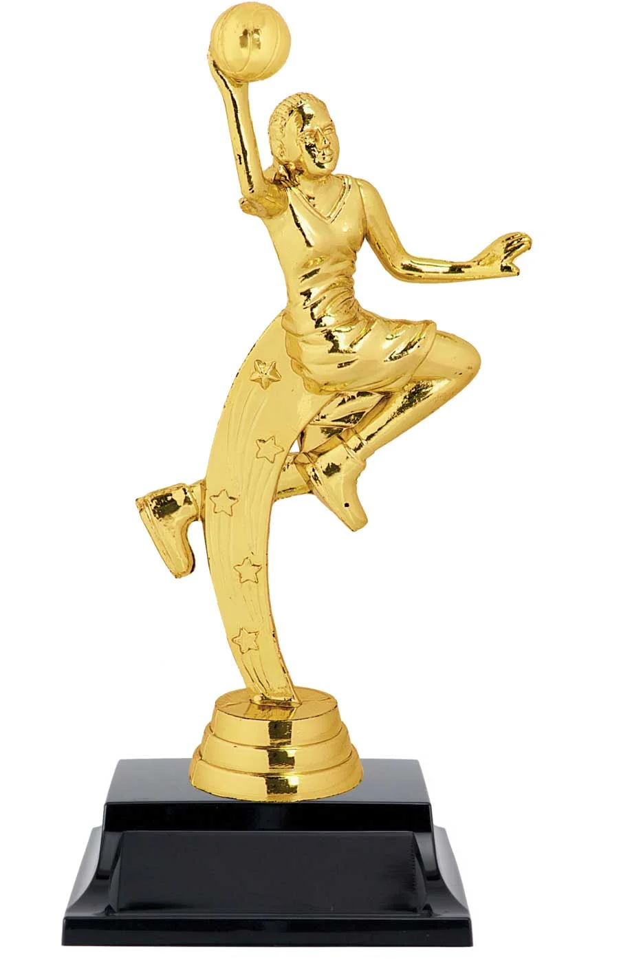 Female Basketball Action Trophy 7" (Includes Engraving)