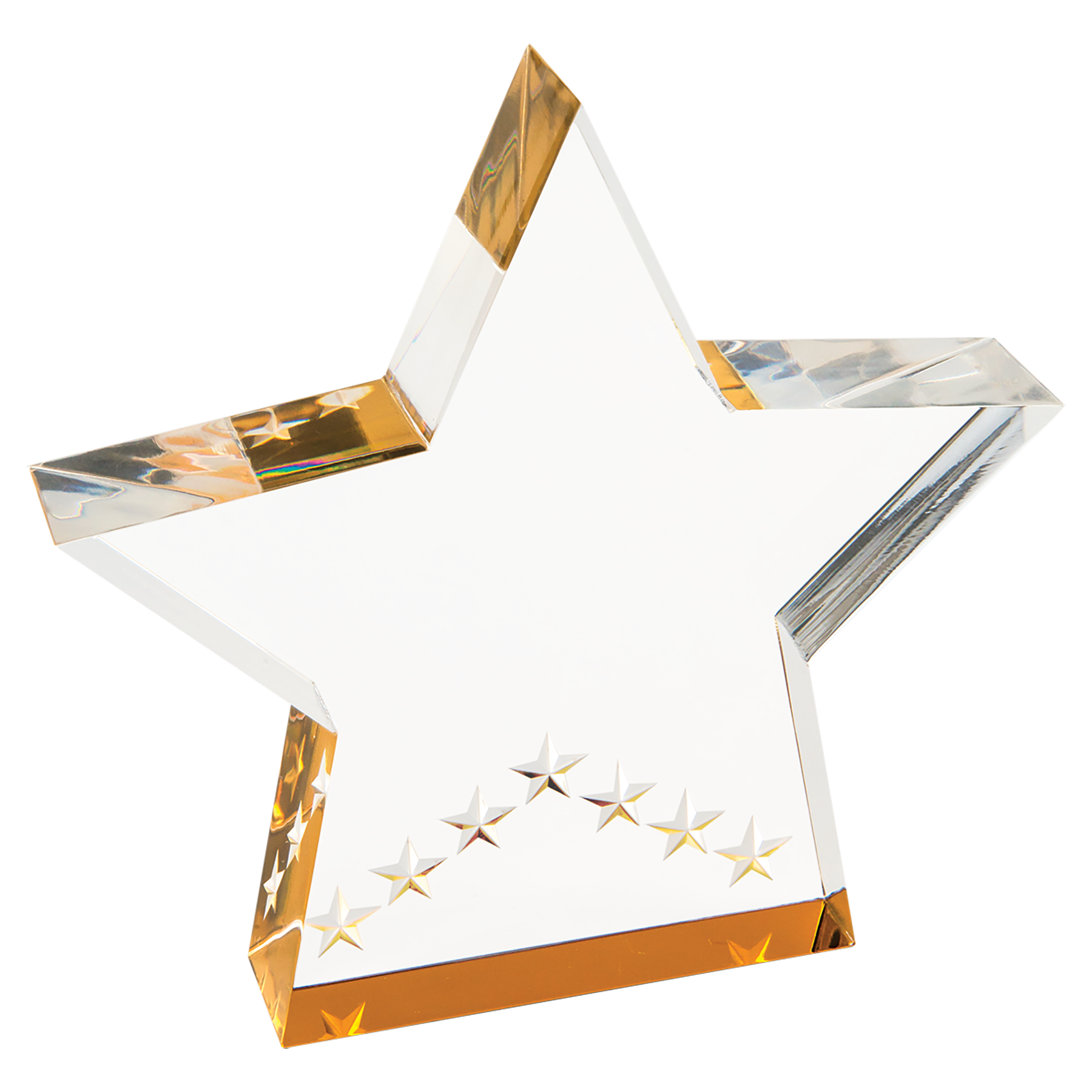 Star Performance Acrylics Gold- 2 Sizes (2 Custom Options)