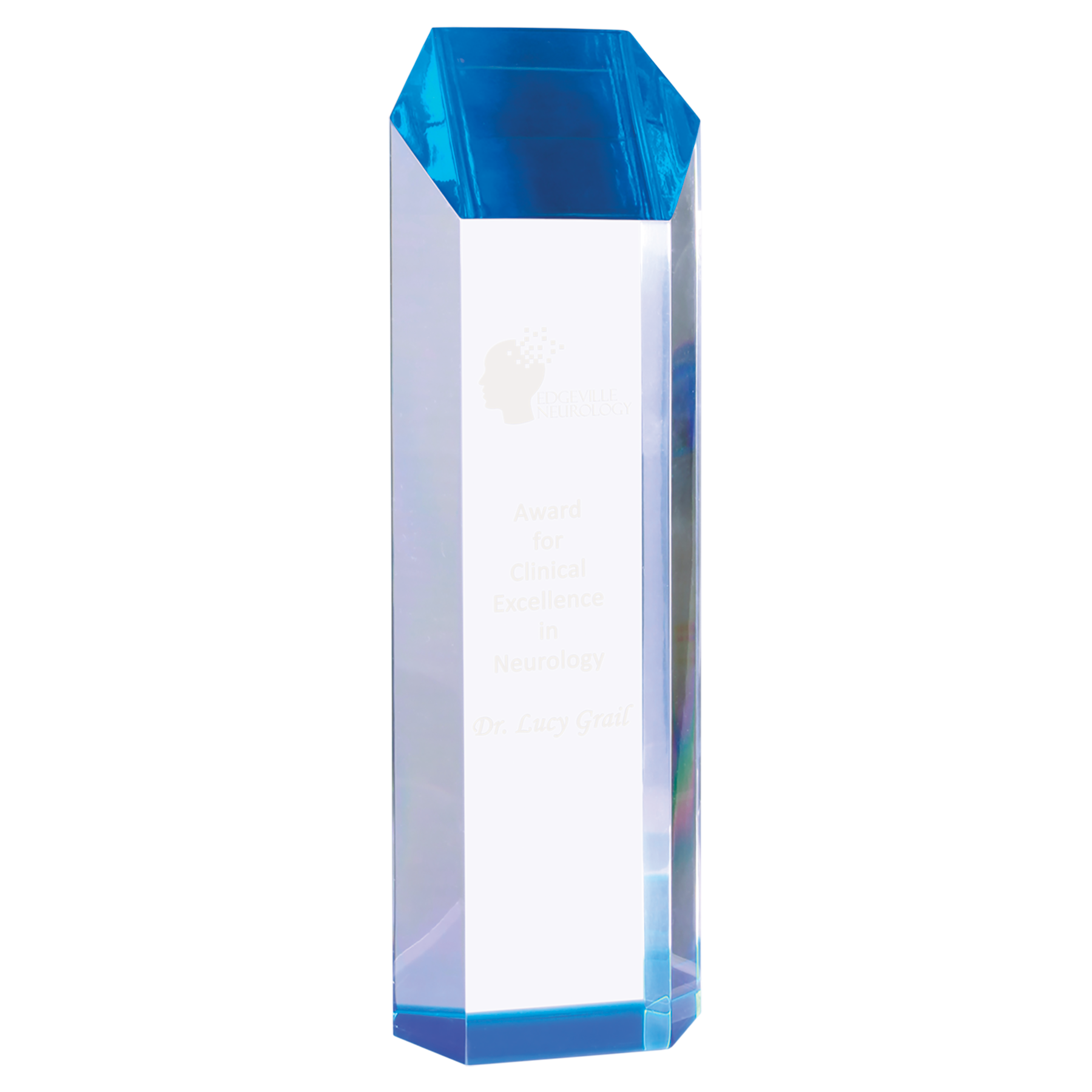 Tower Acrylics Blue- 2 Sizes (2 Custom Options)