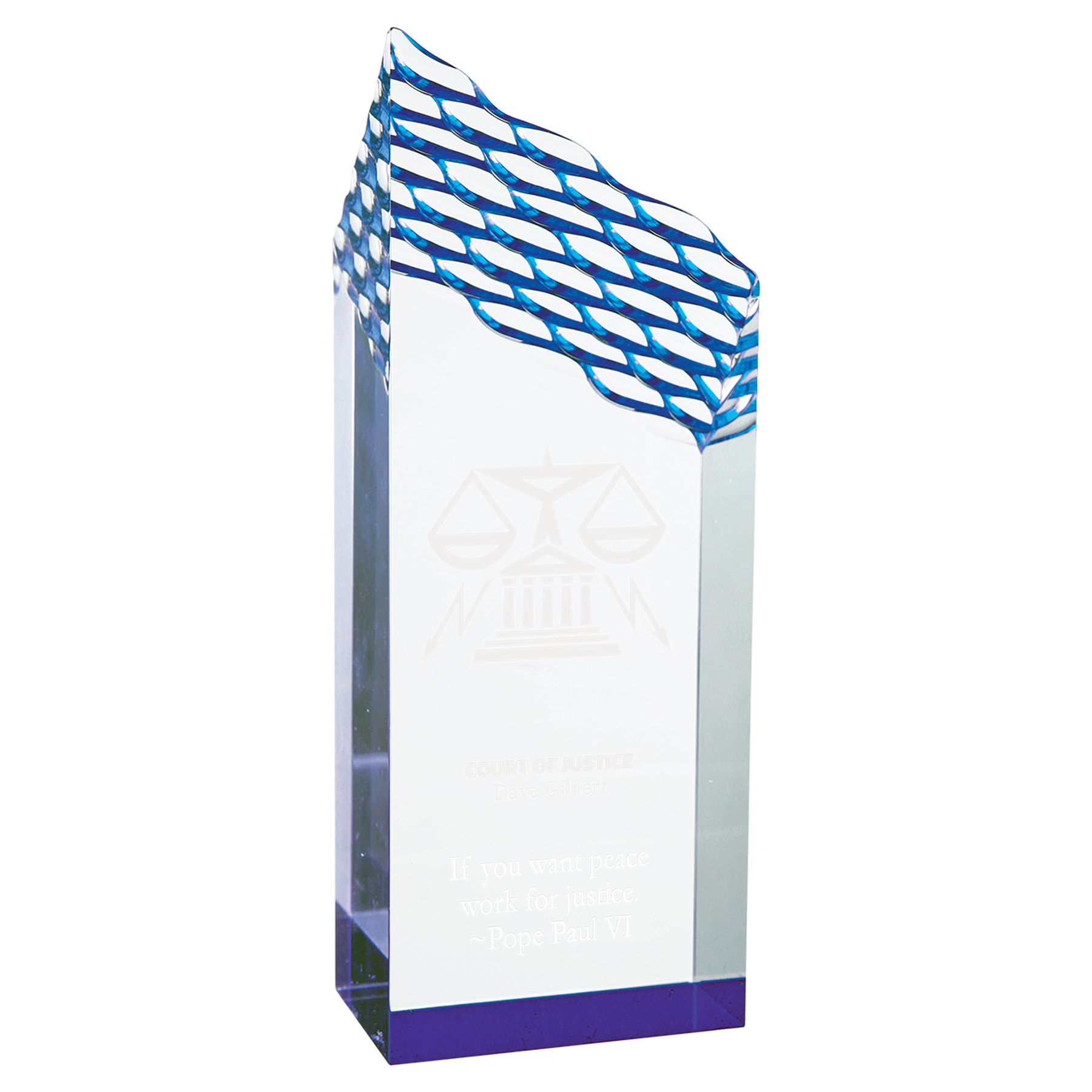 Riptide Acrylics Blue- 2 Sizes (2 Custom Options)