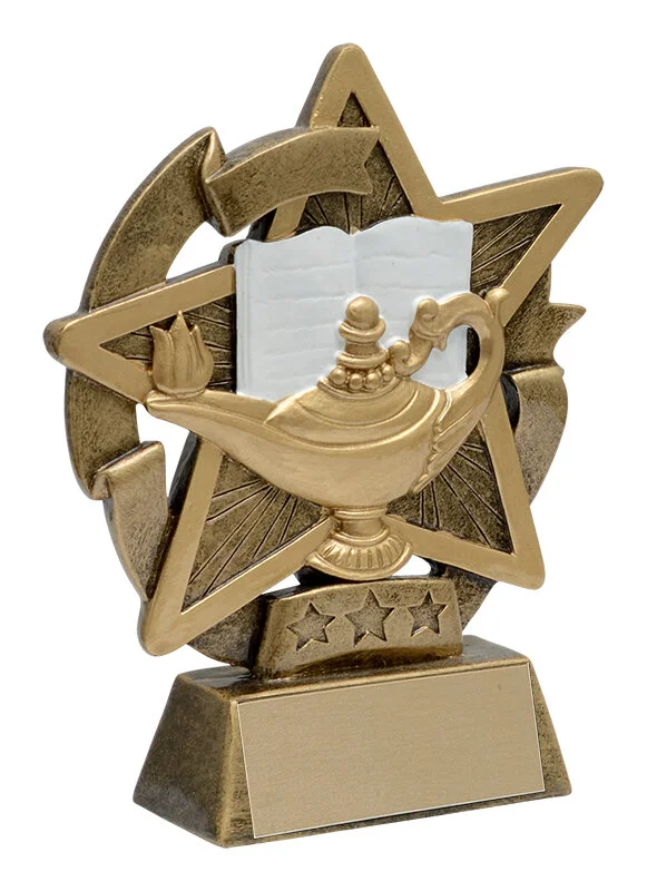 Star Gazer Lamp of Knowledge Trophy 5" (Engraving Included)