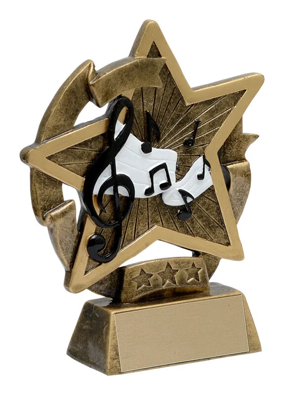 Star Gazer Music Trophy 5" (Engraving Included)