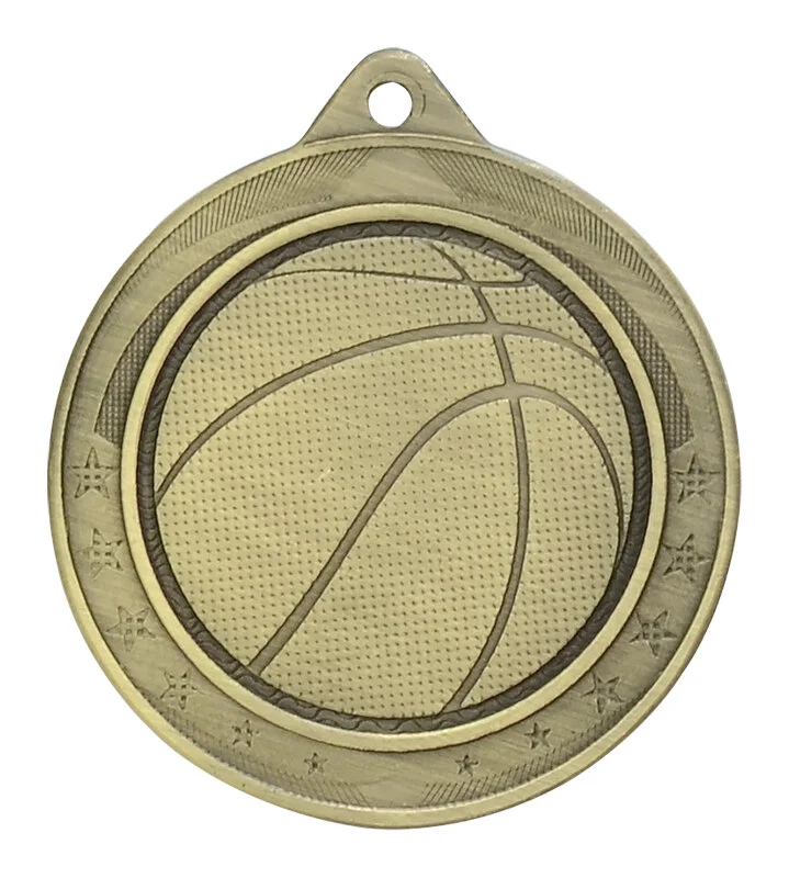 Iron Legacy Basketball Medal 2" (Includes Ribbon)