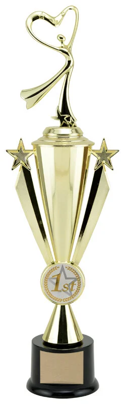 Star Ribbon Figure Plastic Cup- 4 Sizes (Includes Engraving)