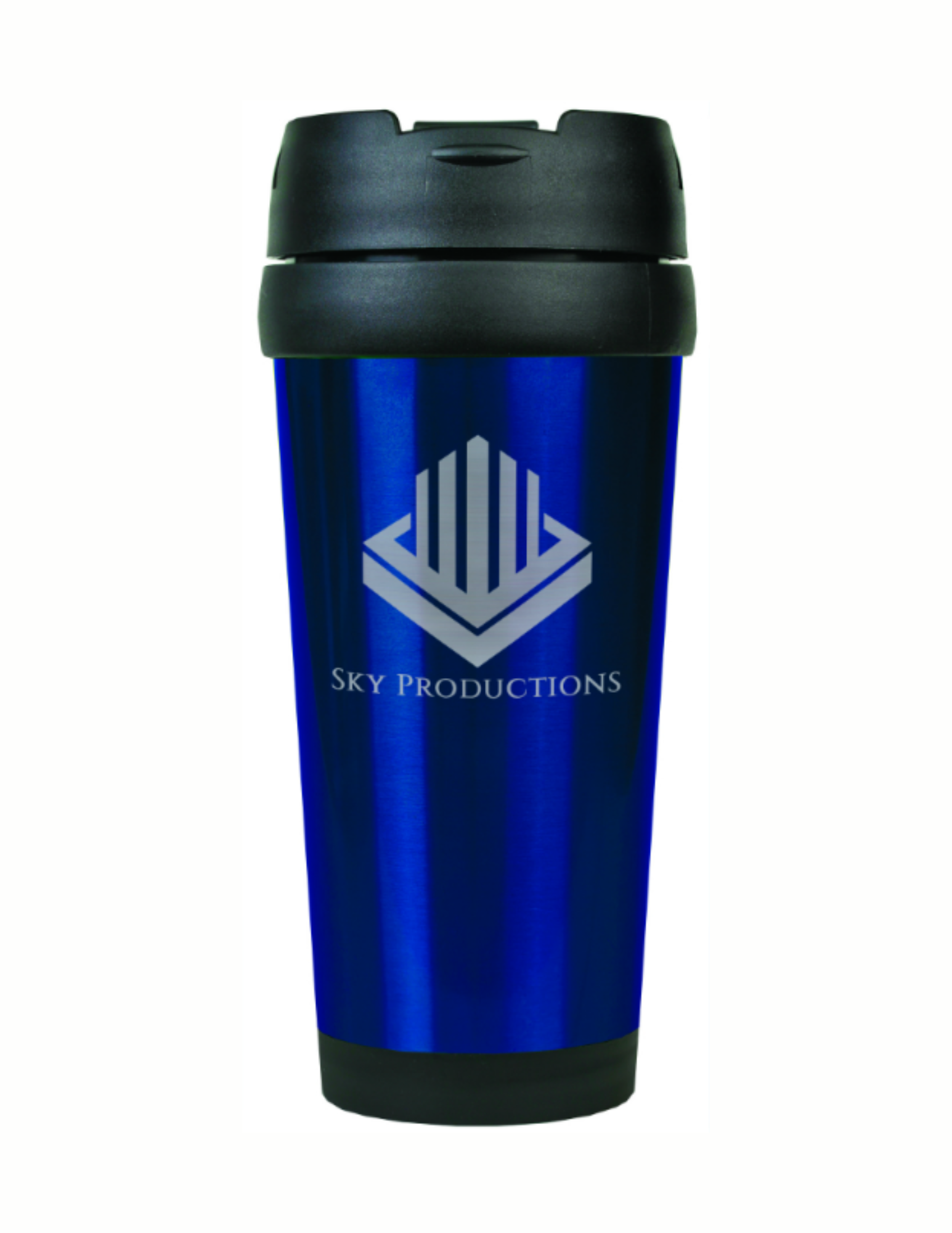 Gloss Blue Travel Mug Without Handle (Includes Engraving)