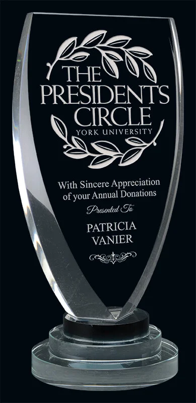 Vanity Crystal Award- 3 Sizes (Includes Engraving)