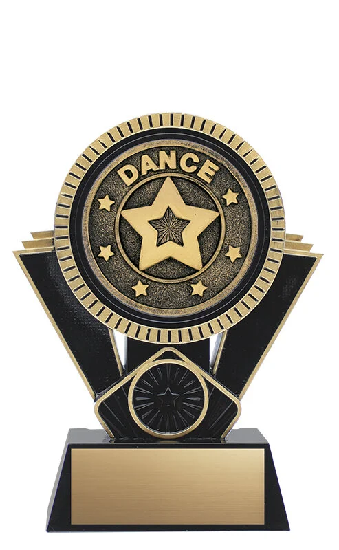 Apex Dance Resin Trophy- 4 Sizes, 2 Colors (Includes Engraving)