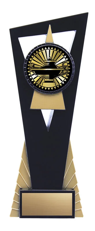 Solar Academic Trophy- 3 Sizes, 2 Colors (Includes Engraving)