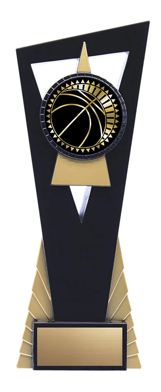Solar Basketball Trophy- 3 Sizes, 2 Colors (Includes Engraving)