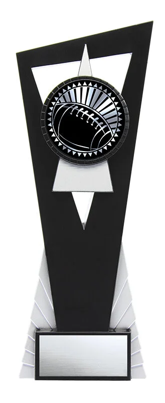 Solar Football Trophy- 3 Sizes (Includes Engraving)