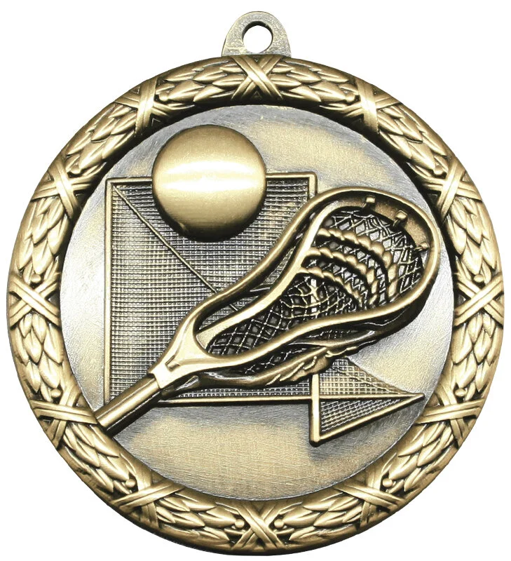Lacrosse Classic Heavyweight Medal 2.5" (Includes Ribbon)