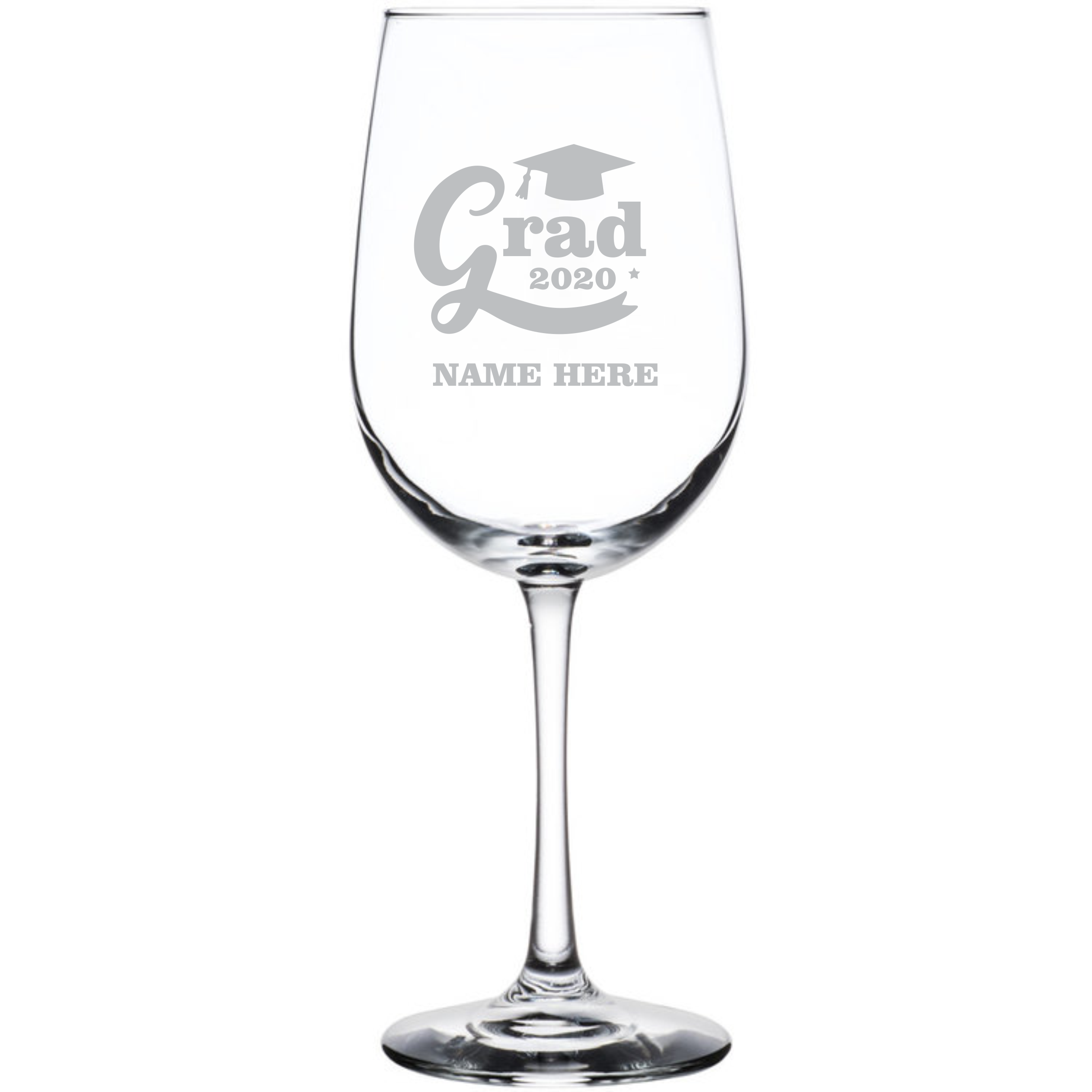 15 oz. Tall  Grad Wine Glass (Includes Engraving)