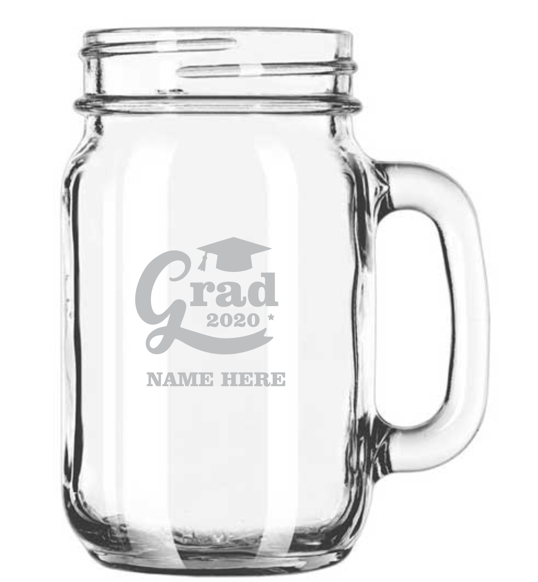 Country Flair  Grad 16.5 oz. Drinking Jar (Includes Engraving)