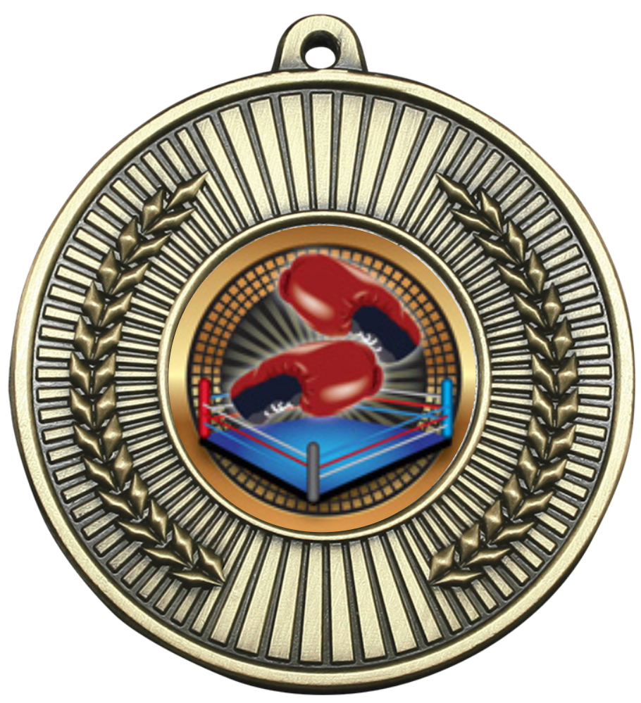 Classic Style Heavyweight Boxing, 2" Medal (Includes Ribbon)