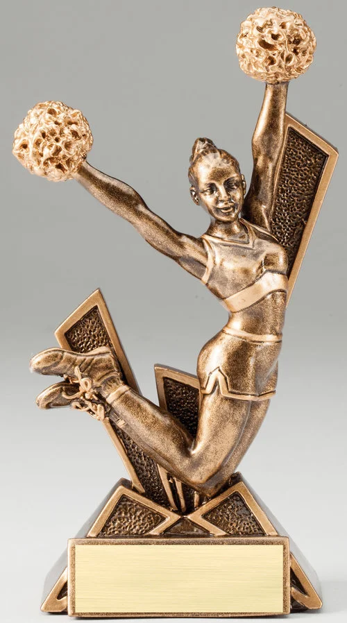 Cheerleading Checkmate Series 6.5" (Includes Engraving)