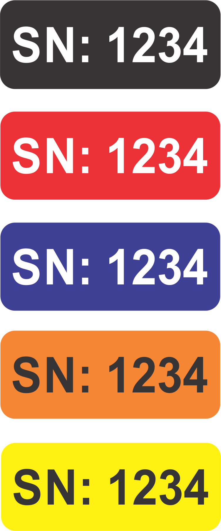 Lamacoid Tag 2.5 x 1" Plastic Tag (Includes Laser Engraving)