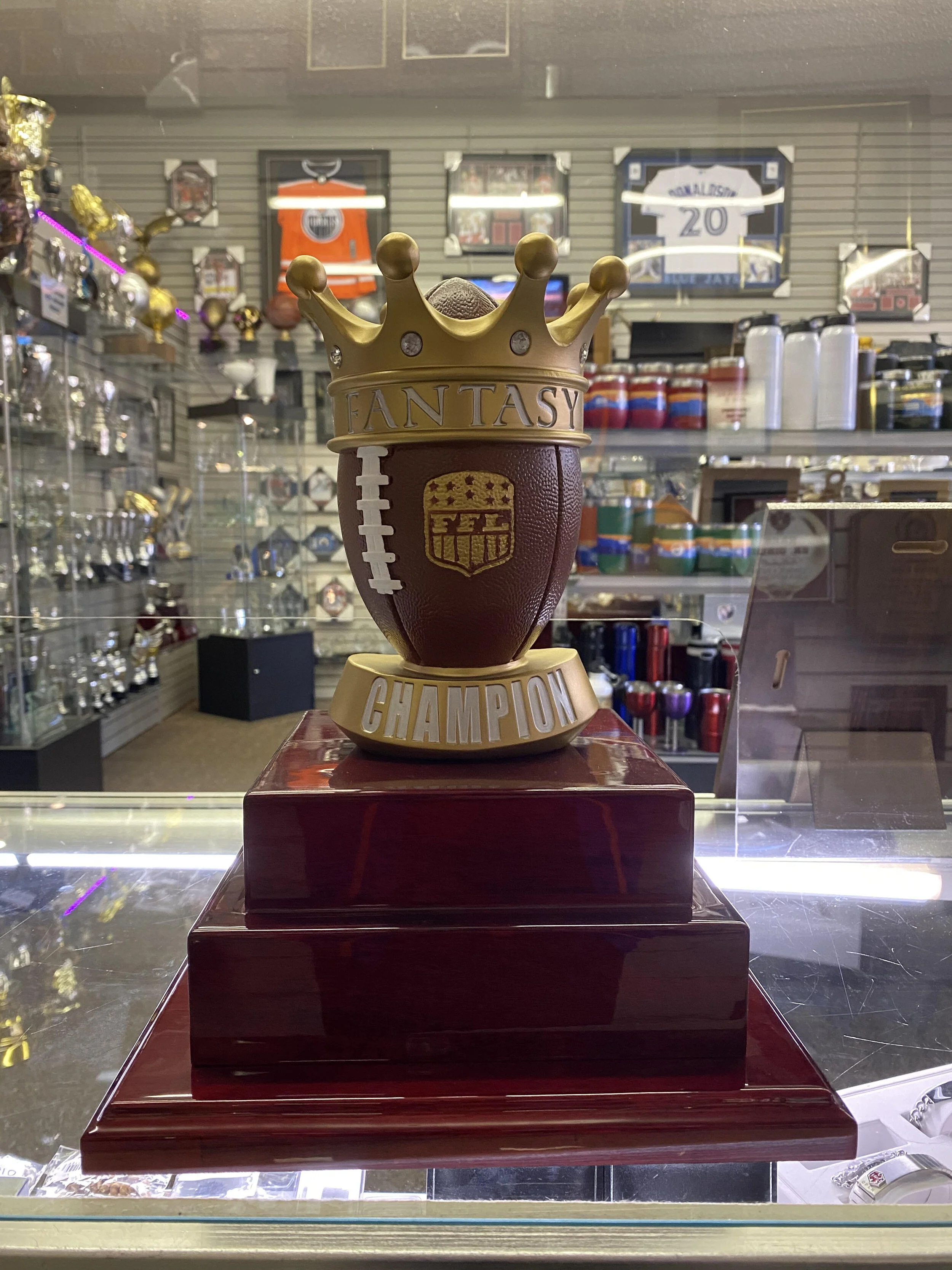 Crown Football Annual 12" (Engraving Included)