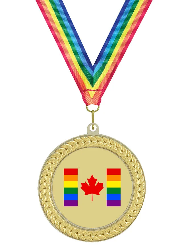 Pride Paragon Medal 2.75" (Includes Rainbow Ribbon)