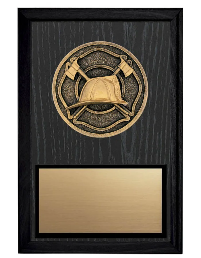Firefighter Plaque 5x7"  (Includes Engraving)