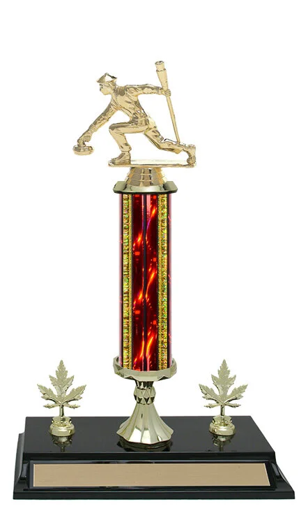 Lightning Curling Trophy 15" (Includes Engraving)