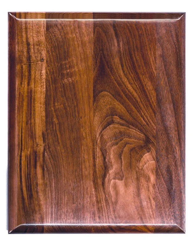 Elliptical Solid Walnut Plaque- 3 Sizes (BLANK)