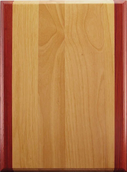 Red Alder with Rosewood Trim Plaque- 3 Sizes (BLANK)