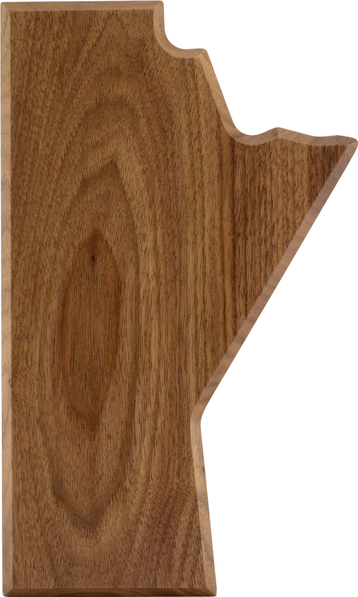 Manitoba Walnut Plaque- 2 Sizes (Blank)