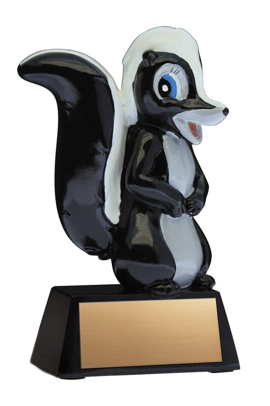 Resin Skunk Trophy, Biggest Stinker Award 5