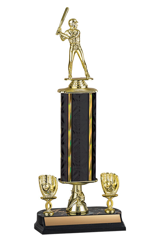 Vintage Baseball/Softball Trophy 15" (Includes Engraving)