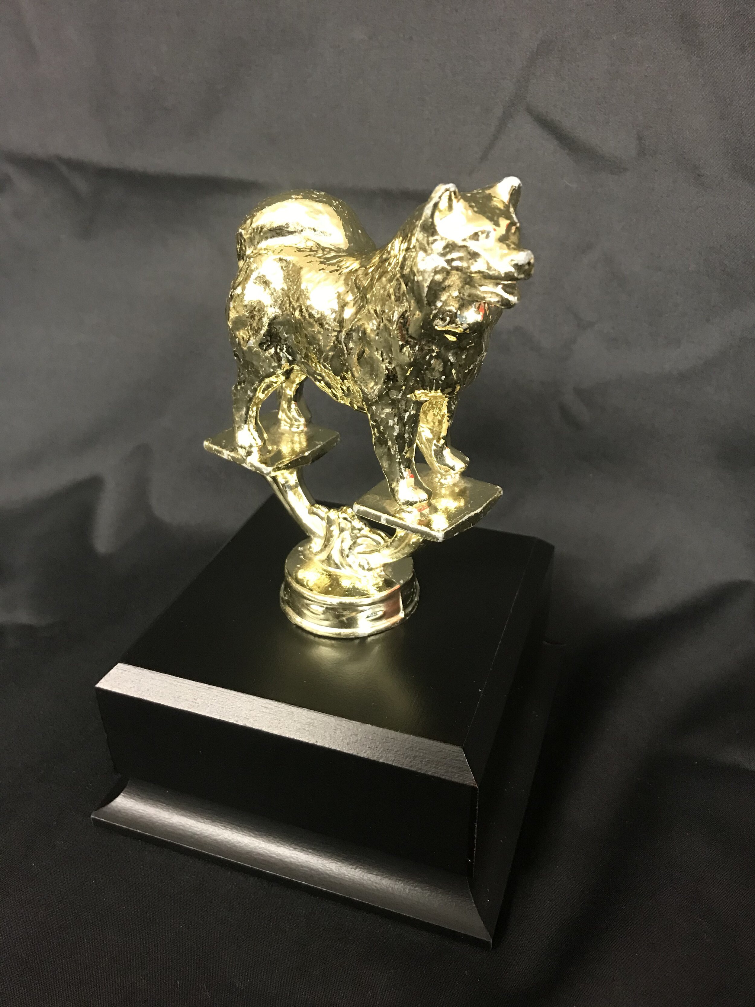 Vintage Dog Trophy 6" (Includes Engraving)