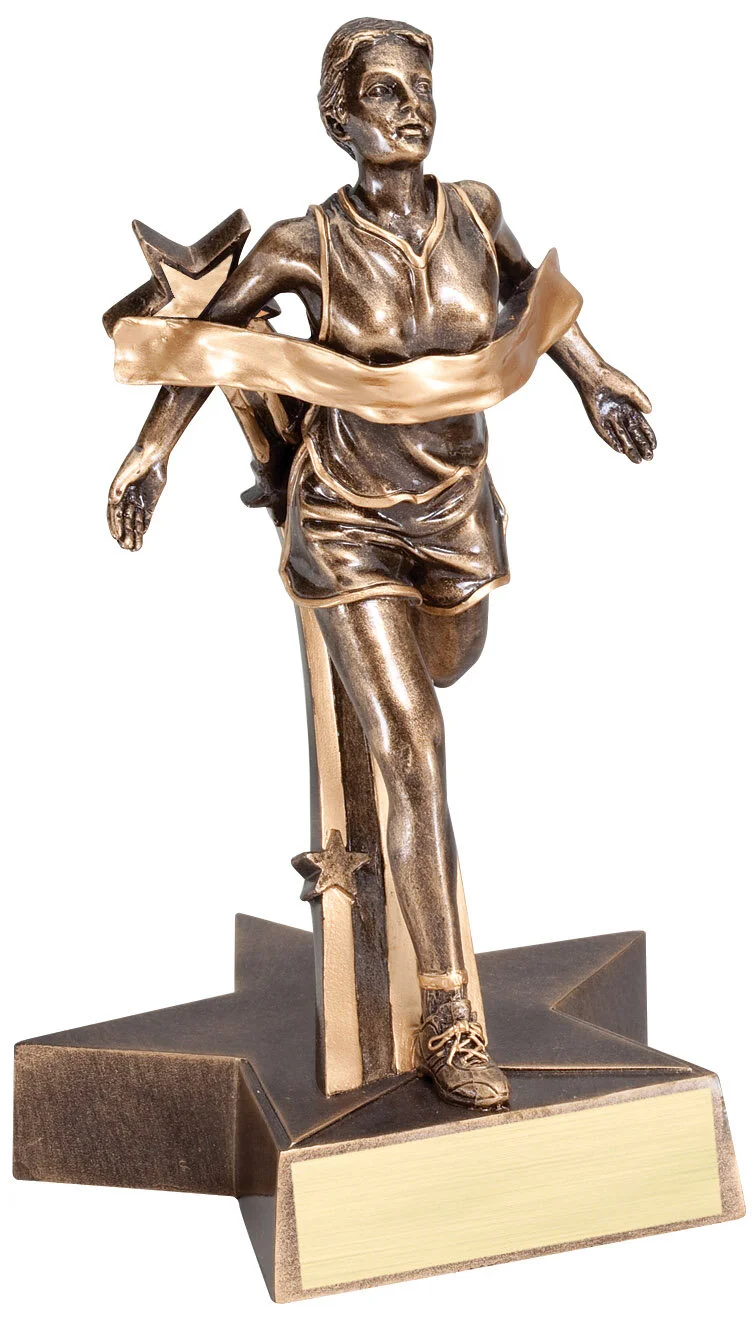 Star Track Female Resin 8.5" (Engraving Included)