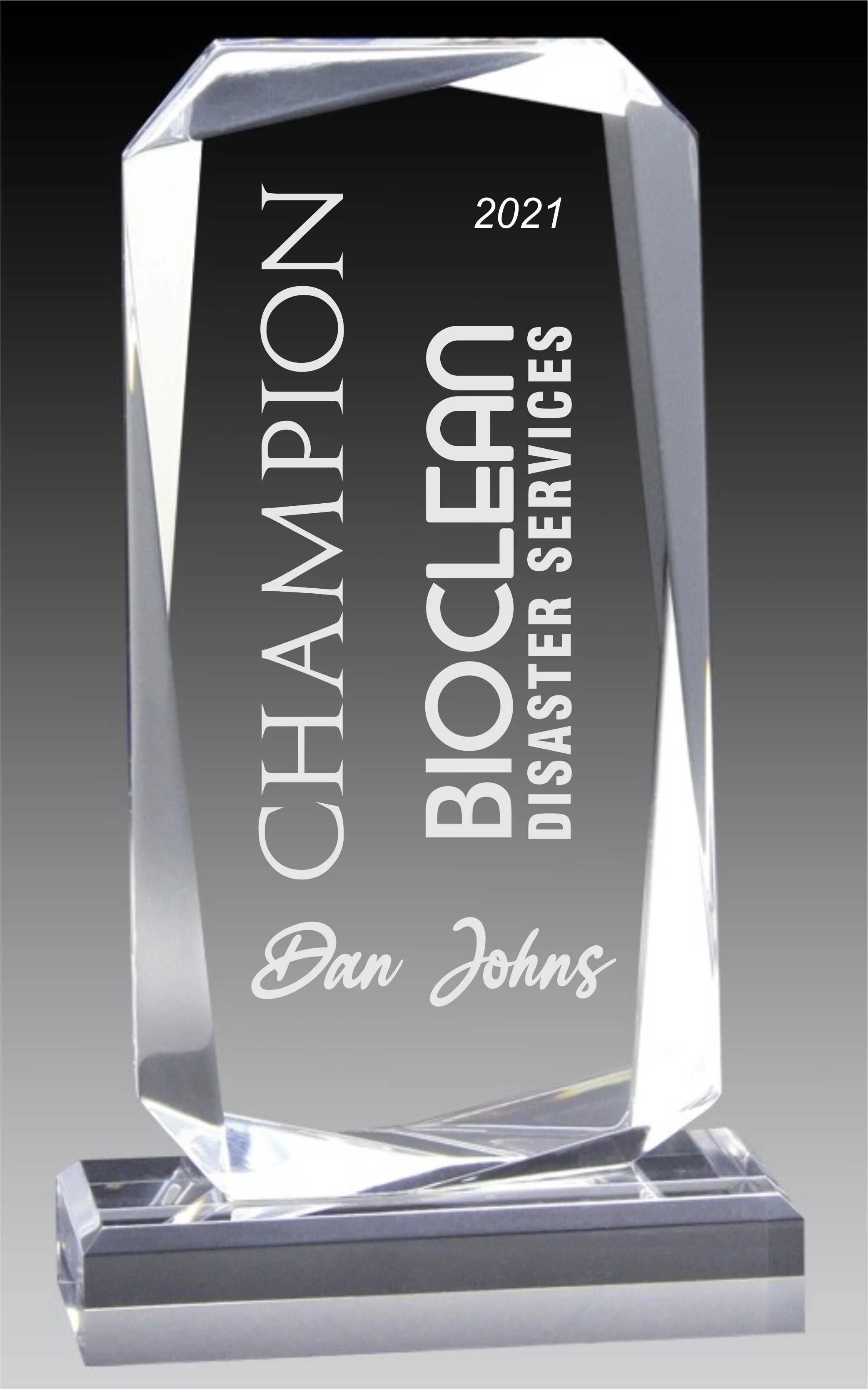 Executive Acrylic Award 3 Sizes (2 Custom Options)