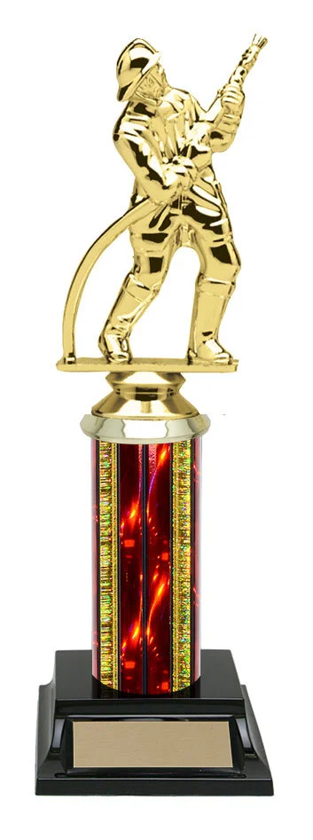 Fireman Red Trophy 10" (Includes Engraving)