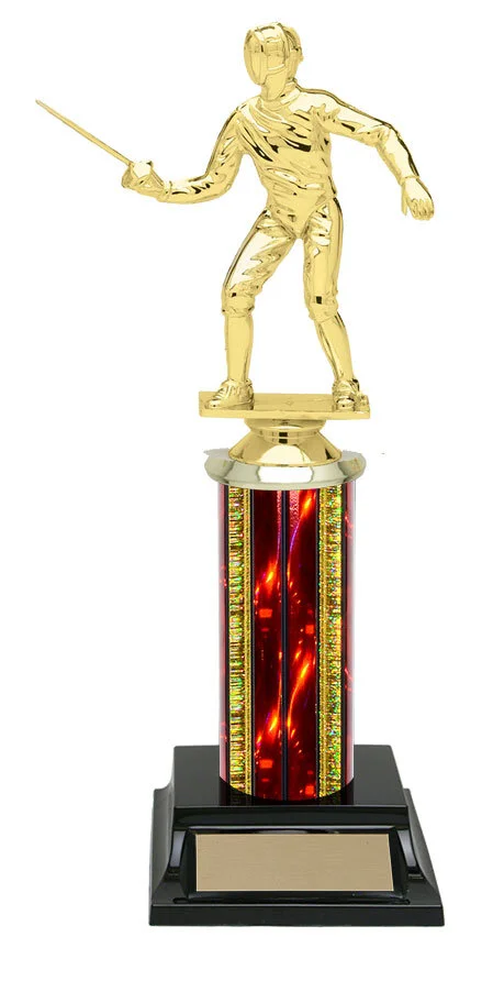 Fencing Trophy 9” 🤺 (Includes Engraving)