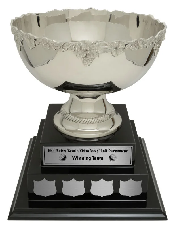 Nickel Plated Paisley Golf Bowl (Includes Header Engraving)