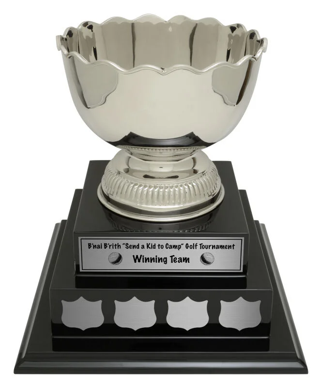 Nickel Plated Perth Bowl- 2 Sizes (Includes Header Engraving)