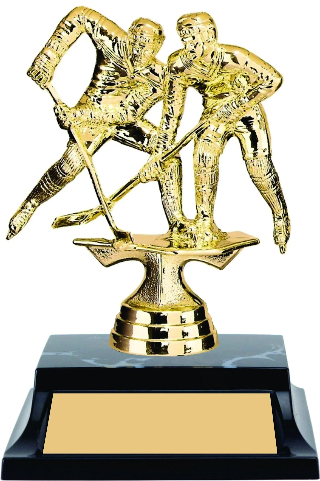 Double Hockey Players 5.5" (Includes Engraving)