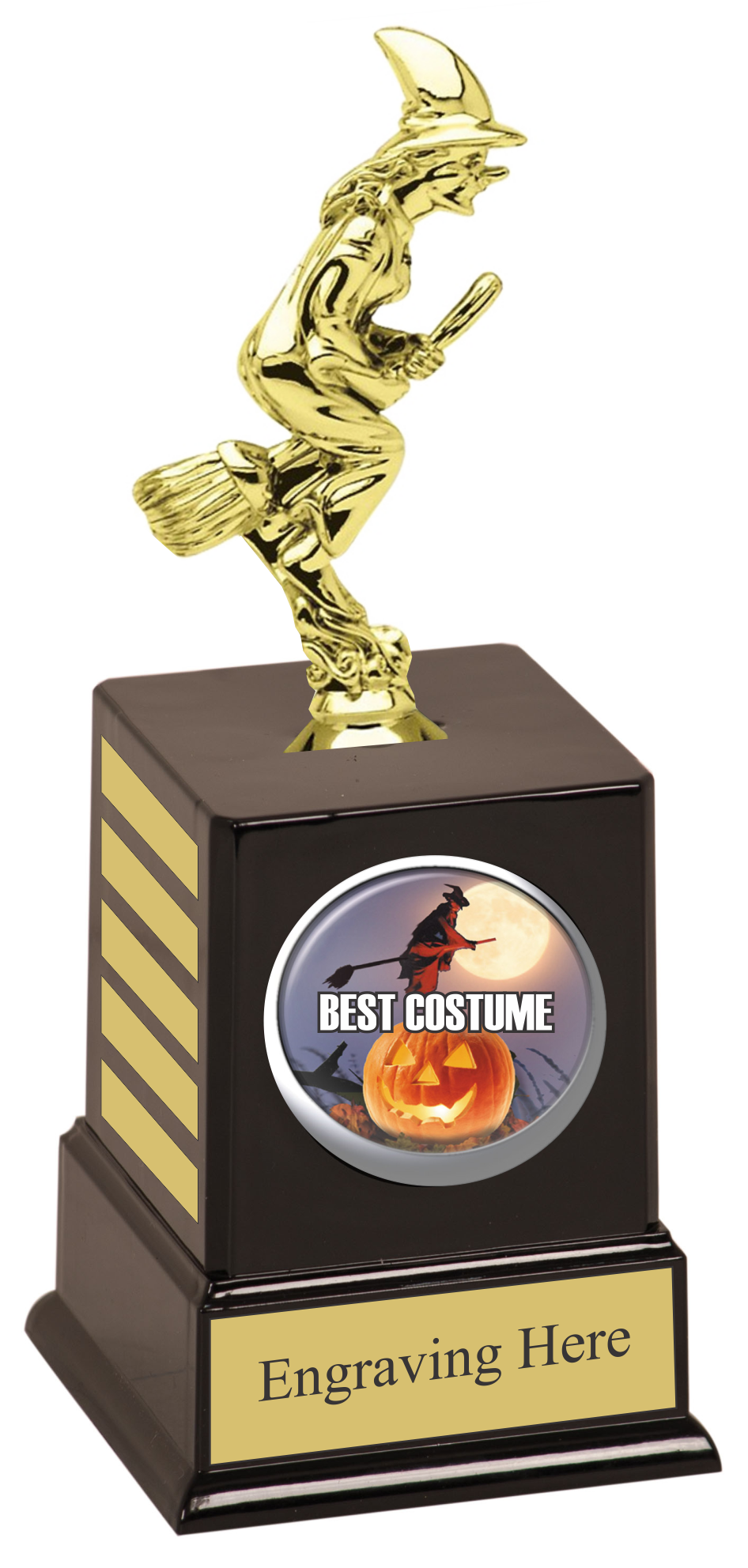 Halloween Witch Trophy Annual 8.5" (Includes Header Engraving)