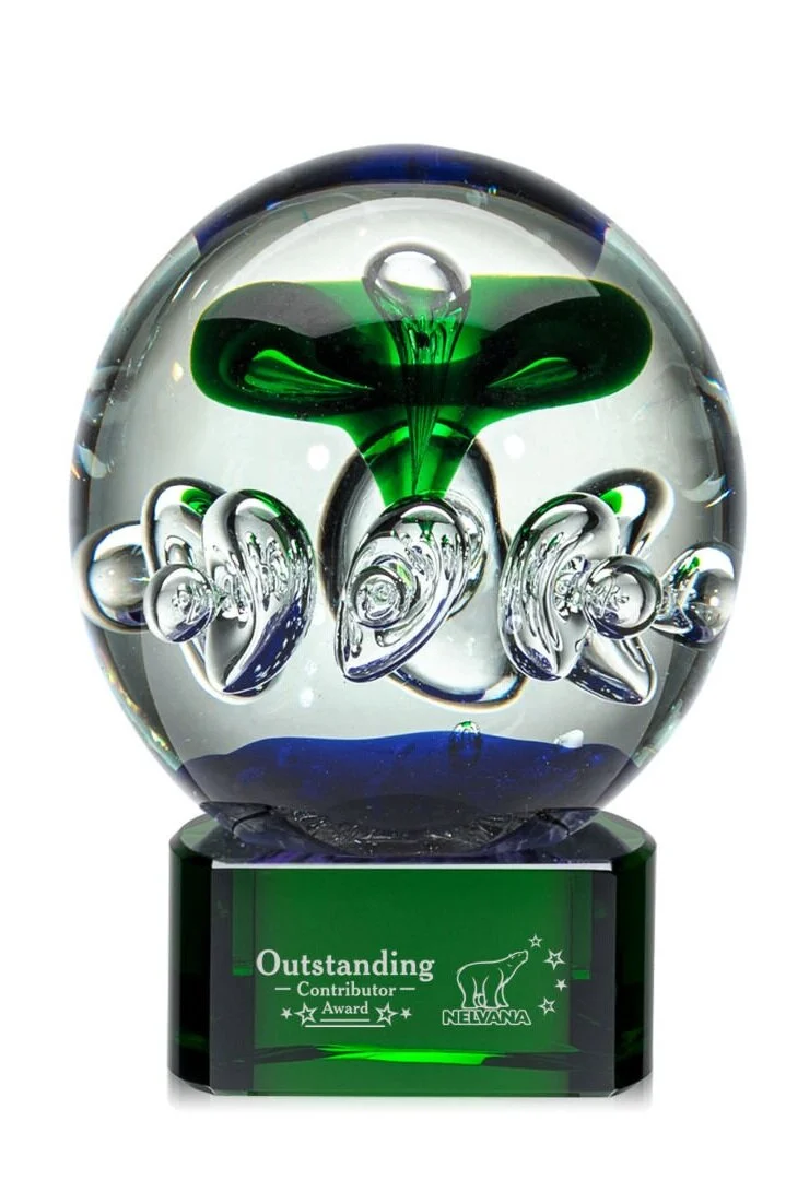 Aquarius Award 3 Sizes, 2 Colors (Includes Engraving)
